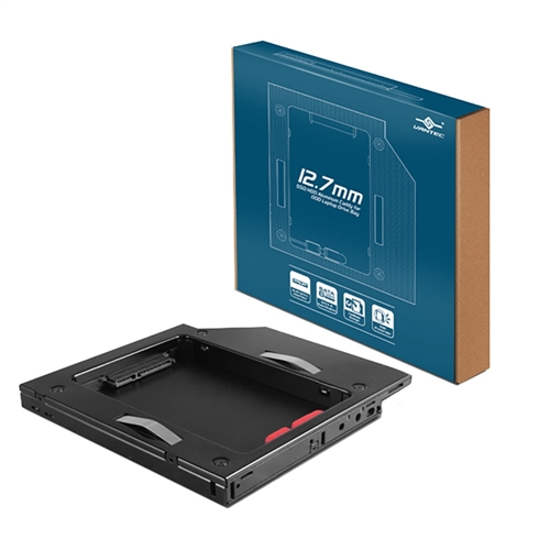 Vantec Aluminum Caddy for 12.7mm ODD Laptop Drive Bay - Image 3